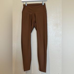 Alo Yoga Brown 7/8 High Waist Leggings Size M